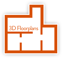 This image displays 3D floor plan photo of Walnut Village Apartments