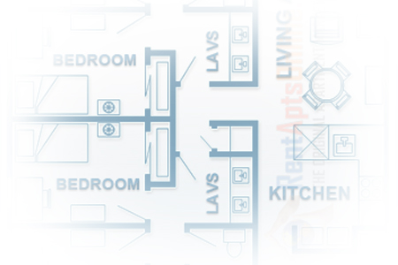 The image displayed is used for Walnut Village Apartments schematic floor plan page link button